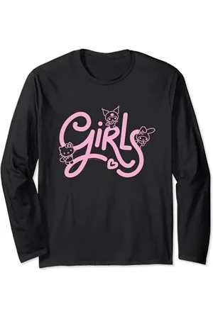 Sanrio Hello Kitty My Melody Kuromi Kawaii Girl Power Langarmshirt