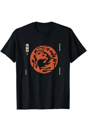 Magic: The Gathering Magic: The Gathering Red Passion Impulse Mana Symbol Poster T-Shirt