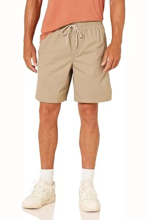 Amazon Herren Walkshorts Schrittlänge 20 cm lockere Passform mit Kordelzug (in Übergröße erhältlich), , M