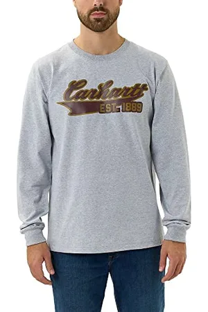 Carhartt Herren Long-Sleeve Script Graphic T-Shirt, , M