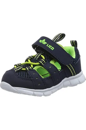 LICO Sorin VS Lauflernschuhe, Marine/Lemon, 36 EU