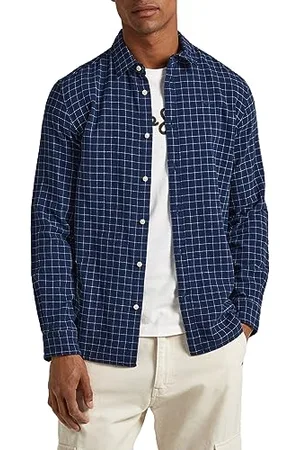 Pepe Jeans Herren Cleveland Shirt, Blue (Dulwich), XS
