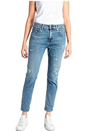 Replay Damen Jeans Marty Boyfit Bio, (Blau), 25W / 28L
