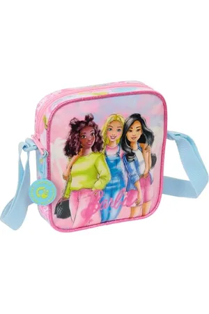 Safta Barbie Painterly Kleine Umhängetasche für Kinder, ideal für Kinder von 5 bis 14 Jahren, bequem und vielseitig, Qualität und Widerstandsfähigkeit, 16 x 4 x 18 cm, , M, Casual