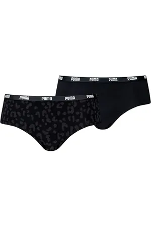 PUMA Damen Hipster Unterwäsche, , XS (2er Pack)