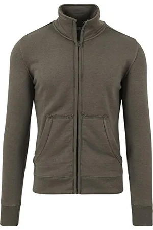 Urban classics Herren Loose Terry Zip Jacket Jacke, , Medium (Herstellergröße: M)