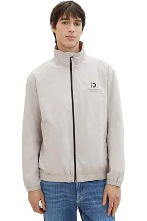 TOM TAILOR Herren Windbreaker Blouson Jacke mit Stehkragen, , XXL