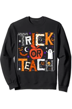 Halloween Süßes -Kostüm für Männer und Frauen, Trick Or Teach Sweatshirt