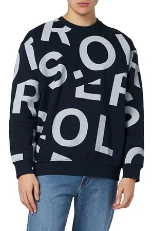QS by s.Oliver Sweatshirt mit Logo Allover Print
