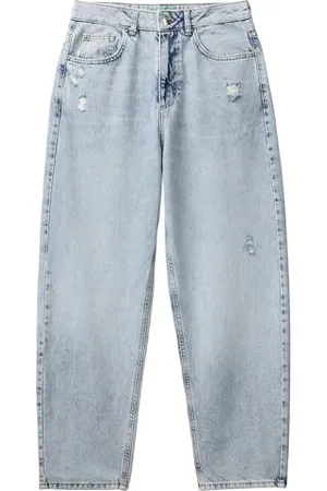 Benetton Damen Pantalone 4YO7DE01D Hose, , 29