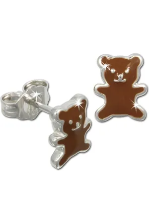 Teenie-Weenie Teenie Weenie Kinder und Jugendliche-Ohrstecker 925 Sterling Silber Emaille VSDO610N
