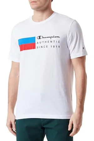 Champion Herren Legacy Graphic Shop-Authentic Since S/S Crewneck T-Shirt, , Small