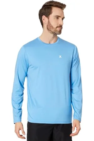 Hurley Herren Everyday Hybrid UPF Langarm-T Rash-Guard-Shirt, , M