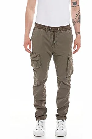 Replay Herren Cargo-Hose aus Komfort Baumwolle, (Braun), 30W