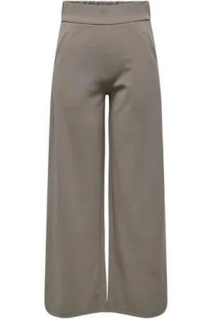 JDY Damen louisville Catia Wide Pant Jrs Noos Stoffhose, Marrone , M / 32L EU