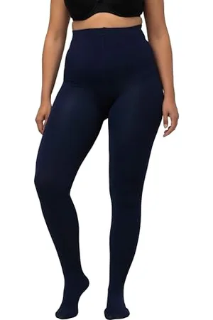 Ulla Popken Damen Thermo-strumpfhose Strumpfhose, , 60-62 EU
