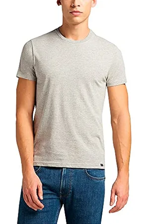 Lee Mens Twin Pack Crew T-Shirts, L