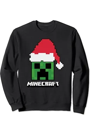 Minecraft Weihnachten Creeper Santa Hat Sweatshirt