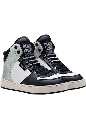 Replay Mädchen Sneaker Cobra 6B Hoch, Schwarz , 30