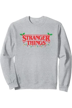 Stranger Things Christmas Logo Sweatshirt
