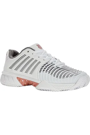 K-Swiss Performance Damen Express Light 3 HB Tennis Shoe, White/Black/Steel Gray/Rose Gold, 38 EU