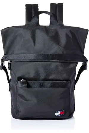 Tommy Hilfiger Herren Rucksack Daily Rolltop Backpack Handgepäck, (Black), Einheitsgröße
