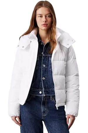 Calvin Klein Jeans MATTE MONOLOGO ND SHORT PUFFER Gerade Damen, , XXL