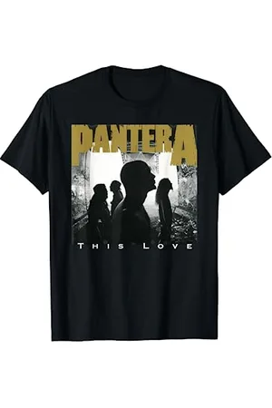 Pantera Offizielles Diese Liebe T-Shirt, Herren, Unisex-Erwachsene, , S, Crew-Neck, Halbarm, Klassische Passform, Polyester 100%