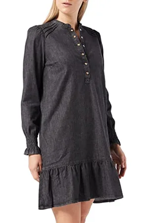 Mustang Damen Frida Denim Kleid, , 54 Große Größen EU