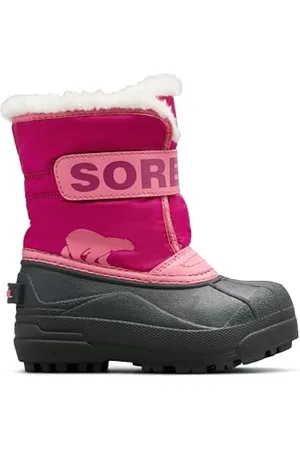 sorel Snow Commander Boot Schneestiefel, Tropic Pink/Deep Blush, 28 EU