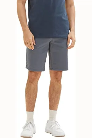 TOM TAILOR Herren Slim Chino Bermuda Shorts mit Stretch