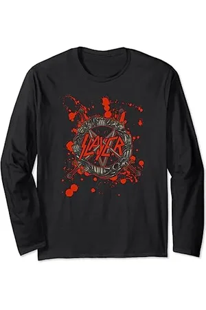 Slayer – Toothy Pentagram Logo Langarmshirt