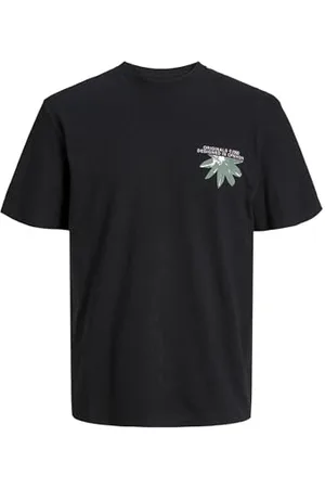 JACK & JONES Male T-Shirt Gedruckt Rundhalsausschnitt T-Shirt
