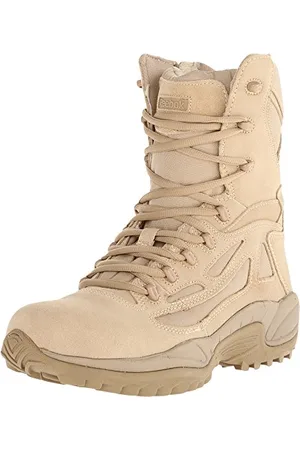 Reebok Herren Rapid Response 8-Zoll-Stiefel mit Reißverschluss, Beige- , Größe-42 EU