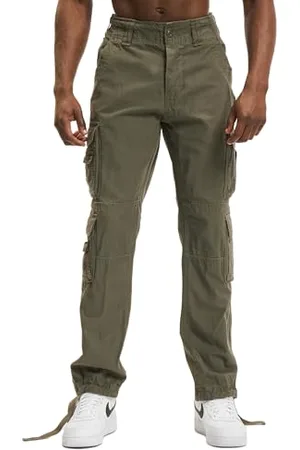 Brandit Pure Slim Fit Pants, Farbe: Olive, Größe: 5XL