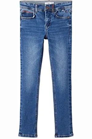 NAME IT Mädchen Nkmtheo Dnmtaul 2711 buks Noos Hose, Blue Denim, 152 EU