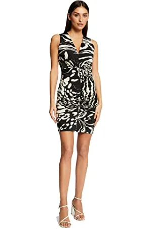 Morgan Damen 231-Rduela Robe, Schwarz/Off-White, 40