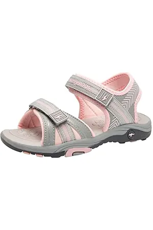 KangaROOS Unisex-Erwachsene K-Lane Sandalen, Grau (Vapor Grey/Frost Pink 2063), 40 EU