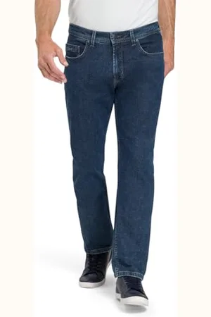 Pioneer Herren Freizeithose Rando | Männer Stoffhose | Regular Fit | Blue Denim/Washed Washed | | 40W - 40L