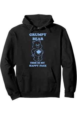 Care Bears Grumpy Bear This Is My Happy Face Costume Pullover Hoodie