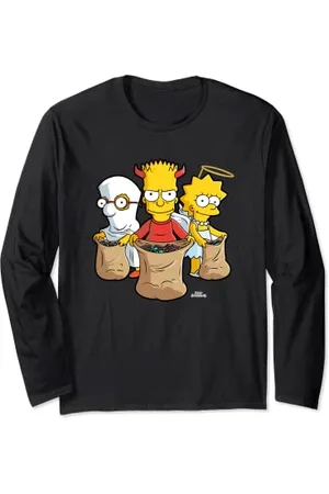 The Simpsons Trick or Treat Treehouse of Horror Halloween Langarmshirt