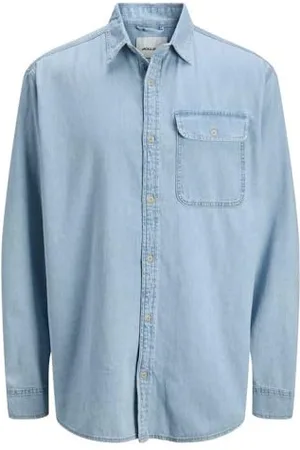 JACK & JONES Herren Jjiwilson Jjshirt Mf 350 Styd Ln Jeanshemd, , L