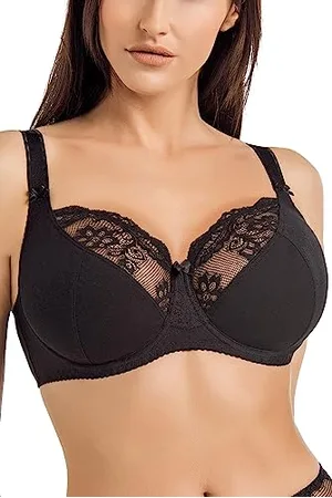Teyli Damen BH - Minimizer BH Bügel - Baumwolle BH - BH Grosse Grössen - BH Große Brüste - Komfort Starker Halt BH - Damen Bügel Minimizer - Damen BHS Frauen Bra 75J