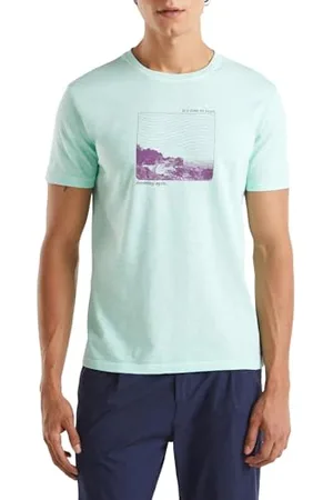 Benetton Herren 3f98u1092 T-Shirt, , Small