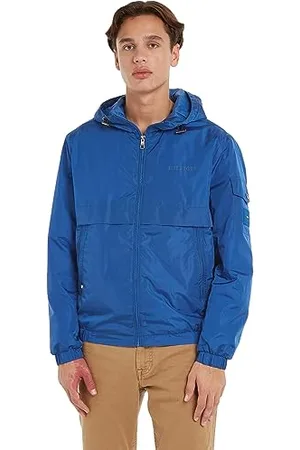 Tommy Hilfiger Herren Jacke Hooded Jacket Übergangsjacke, , L