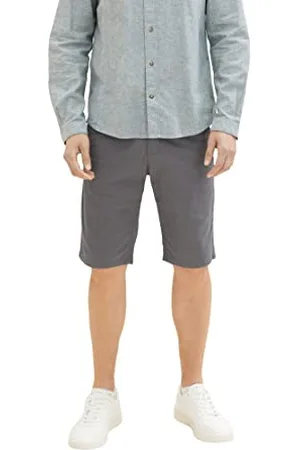 TOM TAILOR Herren 1035037 Slim Chino Bermuda Shorts mit Stretch, , 28