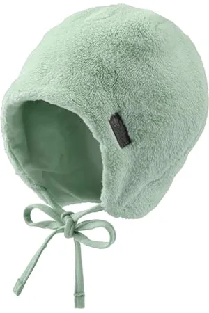 Sterntaler Mütze aus Teddyflausch - Unisex Babymütze mit angeschnittenen Ohrenklappen und Bindeband - warme Beanie, gefüttert mit Baumwollfleece - Erstlingsmütze - , 39