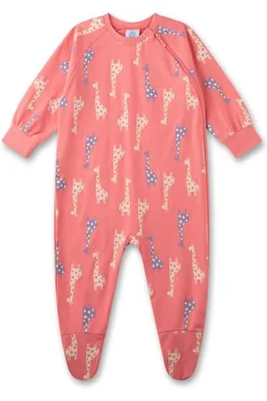 Sanetta Mädchen-Overall | Praktischer und bequemer Strampler aus Bio-Baumwolle für Mädchen. Baby Overall 068