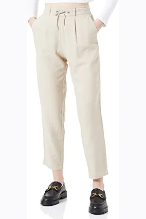 ONLY Damen ONLCARO-POPTRASH Easy Linen BL PNT NOOS Leinenhose, , L / 32L