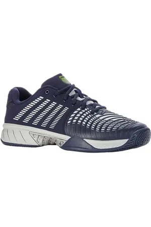 K-Swiss Performance Herren Express Light 3 Tennis Shoe, Peacoat/Gray Violet/Lime Green, 39.5 EU